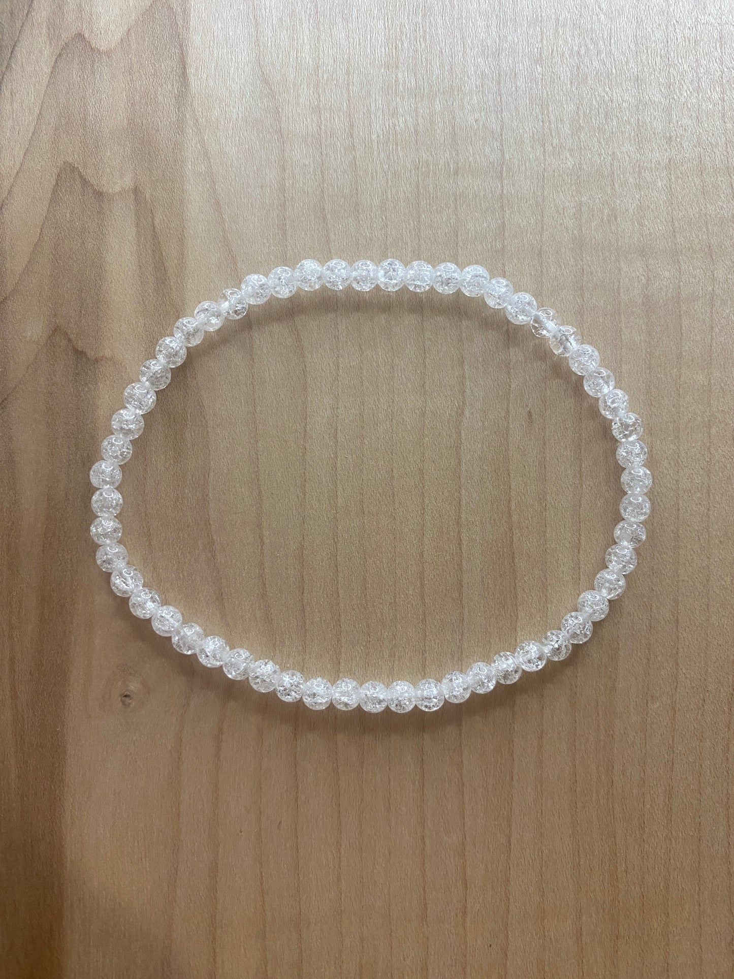 Clear Quartz Anklet