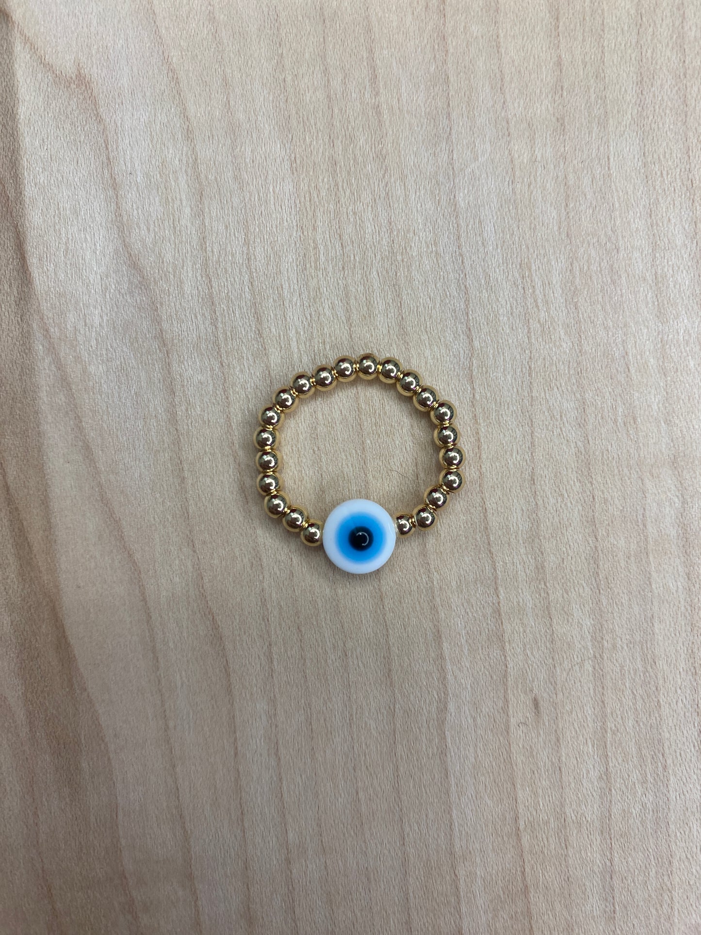 Gold Evil Eye Ring