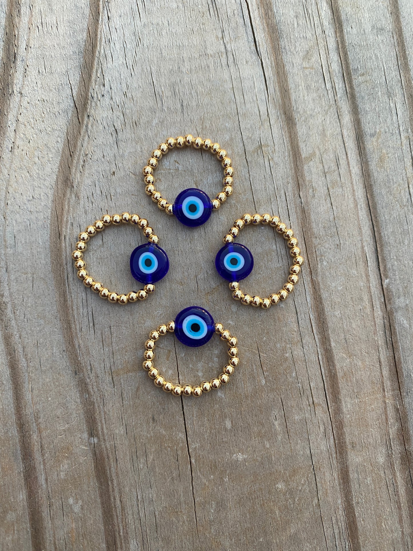 Gold Evil Eye Ring