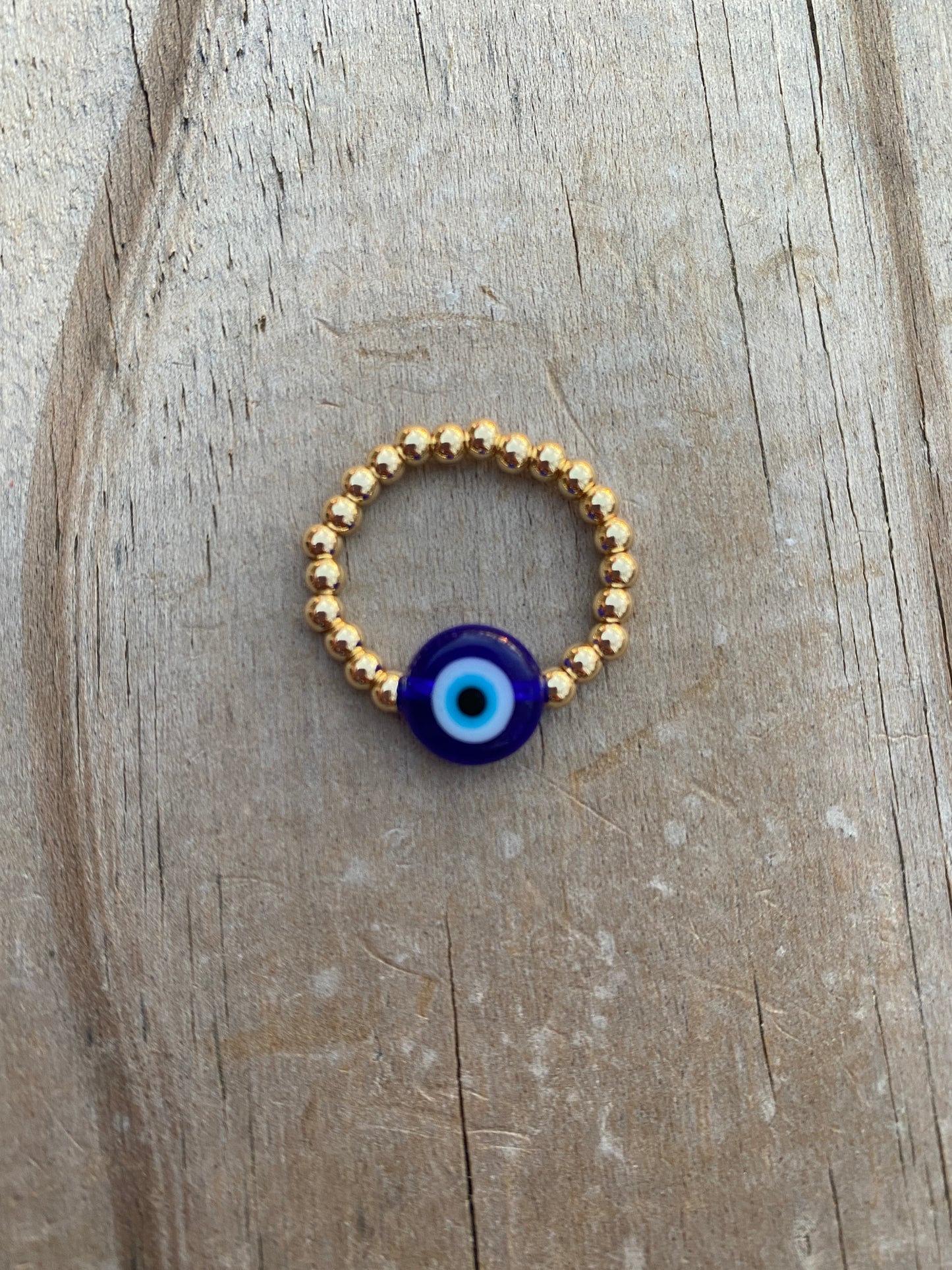 Gold Evil Eye Ring