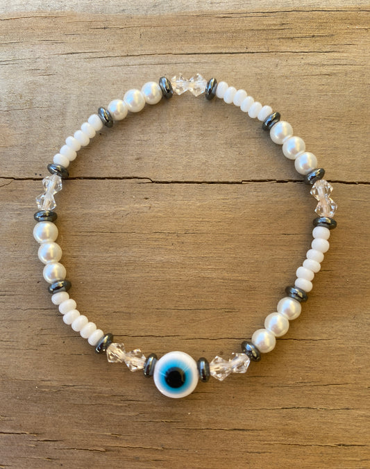 White Evil Eye